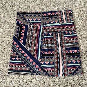 Stretchy cotton high waisted skirt